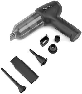 pTron NeoVac X1 14kPA Powerful Suction 80W Cordless Handheld Car/Home Vacuum Cleaner with Blower, HEPA Filter, High Torque DC Motor, Compact & Lightweight, Rechargeable, Multiple Attachments (Black)