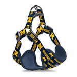 Michigan Wolverines Officially Licensed Dog Harness | Adjustable, Comfortable, Sturdy, and Long Lasting (Small)