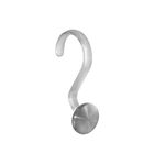 InterDesign Forma Mini Shower Curtain Hooks - Set of 12, Brushed Stainless