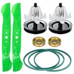 Mower Deck Rebuild Kit for Cub Cadet 46'' LTX1045 LTX1046 LTX1046VT, 2 Spindles 618-04865 618-04636, 2 Blades 742-04290 942-04244, 2 Idler 753-08171, 103" Deck Belt 754-04219