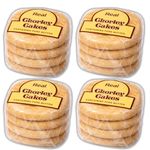 Lancashire Chorley Cakes, Traditional British Fruit Cakes with Raisins and Currants, Made with Real Butter, 16 Pack (4 x 4 Cakes)