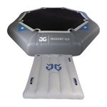 AQUAGLIDE Ricochet Bouncer 12.0 Inflatable Trampoline with C-Deck, 12', Multicolor