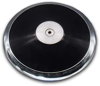 Rt Black Diamond 1 Kg Discus. Womens Discus 1K. Beginner High School Girl's And Middle School Boy's 1 Kilo Track & Field Discus. Lo-Spin 65% Rim Weight. Easy To Throw. Builds Confidence.