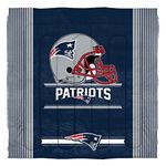 Northwest NFL New England Patriots Comforter and Sham Set, Full/Queen, Safety