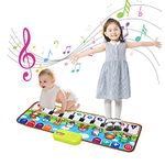 Baby Music Piano Keyboard Dance Mat for Kids Gifts, Piano Music Mat for Kids Piano mat for Toddlers, Piano Floor Play Mat Baby Piano Musical Mat Toddler Musical Play Mat for Kids Gift (D757-02B)