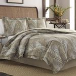 Tommy Bahama Raffia Palms Comforter Set, Queen, Brown