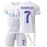 Childs Football Kit, Boys' Football Training Shirts Soccer Jerseys for Men Sports Boys' Tracksuits Boys' Activewear Shirts Shorts for Kids and Adults Junior Football Kit (No.7,Children 10-11 Years)