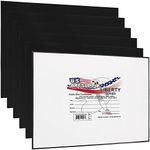 US Art Supply 12 X 16 inch Black Professional Artist Quality Acid Free Canvas Panel Boards 6-Pack (1 Full Case of 6 Single Canvas Panel Boards)