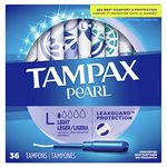 Tampax Pearl Lites Tampons - Unscented, 36 Count