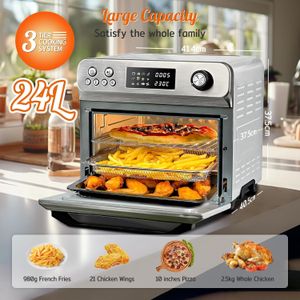 HYSapientia 24L Air Fryer Oven – Large Capacity Countertop Cooker