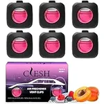 Car Air Fresheners, Peach Berry, 6-