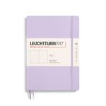 LEUCHTTURM1917 368152 Notebook Composition (B5), Softcover, 123 Numbered Pages, Lilac, Plain