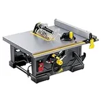 Upstreman Work M1 Pro 8.25" Table Saw, 13Amps, 5700RPM Rotor, with 24T Blade, Equipping with Onboard Carrying Handle Easy to Carry, 2.1“ Cut at 0 Deg, 1.6” Cut at 45 Deg, 0-45 Deg Adjustable