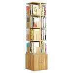 Bookshelf 4 Tiers 360° Rotating Boo