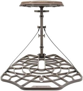 ZNNM 22.4" x 30.7" Hang On Tree Stand, Seat Cushion Shock Absorption, Brown