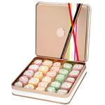 Pasha Sultan Turkish Delight Gift Box – 26 Pcs | Premium Assorted Lokum | Rose Gold Tin | 500g Halal Sweets | Perfect for Ramadan Eid, Easter, Birthday | Handmade in Turkey | Chateau de Mediterranean