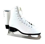 American Athletic Shoe Women's Tricot Lined Ice Skates, White, 8