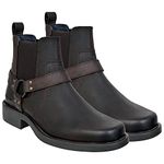 HX London Genuine Leather Riding Boots for Men