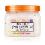 Tree Hut Lemon Blueberry Tart Shea Sugar Scrub, 18oz, Ultra Hydrating and Exfoliating Scrub for Nourishing Essential Body Care