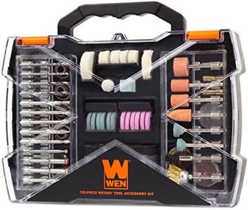 WEN 230151A 150-Piece Rotary Tool Accessory Kit with Carrying Case