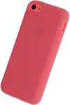 doupi PureColor Silicone Protective Case for iPhone 5C, SolidFit All-Round Protective Rubber Shell Bumper Case Protective Cover Pink