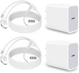 Upgraded Apple Watch Charger,iPhone Charger with 2-in-1 Fast USB C Charging Cable [Apple MFi Certified] 20W USB C Charger Block Compatible with Apple Watch Series 9 8 7 6 SE 5 4 3,iPhone 14/13/12/11