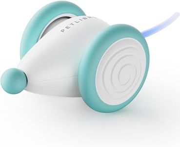 PETLIBRO Katzenspielzeug, Aktualisiert USB-C-Aufladung, Erinnerung an niedrigen Batteriestand und Blockieren, 2-Gang-Einstellung, BPA-frei, interaktives Katzenspielzeug für Wohnungs Kätzchen