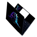 BAEYE Full Laptop Skin Stickers HD Quality Sticker for Laptops Upto 15.6" (Dustproof|Waterproof|Scratchproof|Reusable) - BE ADIYOGI FL