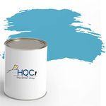 HQC Weather Shield Pale Blue Smooth Masonry Paint | 1L in 30+ Colours | Storm Proof, Scrub Resistance & Waterproof | Weatherproof Technology Designed with Acrylic Resin for Ultimate Protection