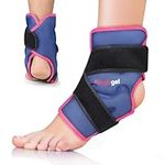 Magic Gel Ankle Ice Pack Wrap - Flexible Hot & Cold Packs - Ice Packs for Ankles and Heel - Foot Cryotherapy Icepack Wrap - Alternative to Ice Socks or Cooling Socks for Cold Feet