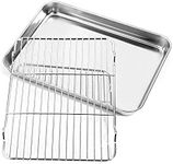 Qcfang Baking Sheet and Rack Set 15