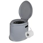 Albert Austin Portable Toilet 5l Camping Toilet For Camping Equipment, Travel Essentials For Van Accessories, Caravan Accessories And Boat Accessories