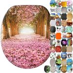 Sanilo Soft Close Toilet Seat, Wide Choice of New Toilet Seats, Stable Hinges, Easy to Mount (Romance)