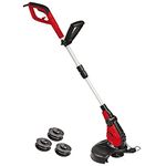 Einhell GC-ET 4530 Electric Garden Strimmer With 3 Thread Spools -- Auto Line-Fed Grass Trimmer With Telescopic Aluminium Handle, Rotatable Head And Flower Guard -- Corded Grass Strimmer Set