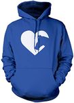 Horse Heart - Unisex Hoodie - I Love My Horse Riding Pony S Blue
