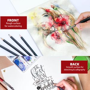 NUCASSO A4 Watercolour Paper 300gsm – Cold Pressed Art Pad