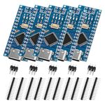 Nano Type-C V3 USB Board Binghe 5 Pcs Nano Module V3 with 328PB Chip Module CH340G Controller 5V/16MHz Type-C Interface 328P-AU Microcontroller Compatible with Arduino