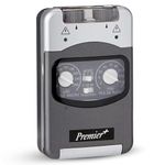 Performance Health 200 Premier Plus Dual Channel TENS Machine – Portable EMS Pain Relief Device with Flip Down Cover – Electrodes Included – Battery Operated