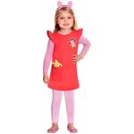 amscan 9908441 Peppa Dress Halloween Costume-12-24 Months, Pink