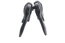 MicroNEW Black Double 2X10 Speed Shifters Road Bicycle Leave Brake Derailleur Compatible for Shimano