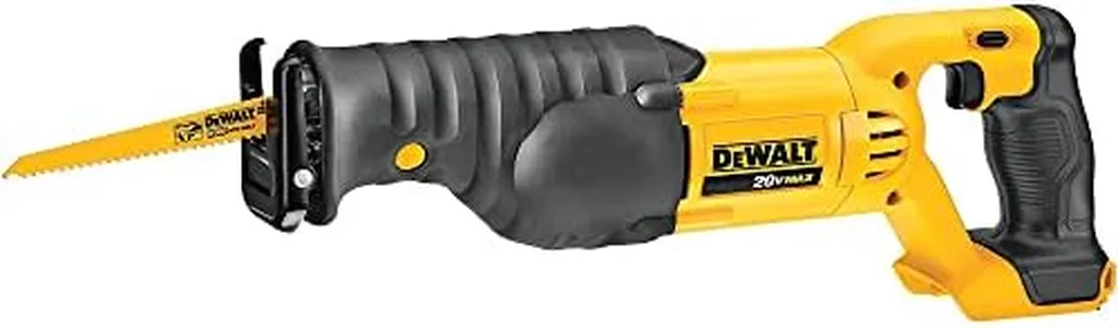 DEWALT 20V MAX Reciprocating Saw, 3,000 Strokes Per Minute, Variable Speed Trigger, Bare Tool Only (DCS380B)