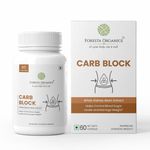 Foresta Organics Carb Block | Carbohydrate Blocker - White Kidney Bean Extract Effective For Weight, Fat Loss Supplement - 60 Capsules