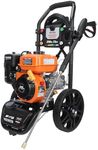 SPERUS Gas Pressure Washer 3200 PSI and 2.5 GPM, 5 QC Nozzle Tips and Onboard Soap Tank for Cars/Fences/Patios/Driveways/Homes, EPA Compliant, Power Washer Gas Powered