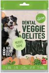 It's Treat Time Veggie Delites Nubby Bone Dog Treat, 100g, Dental Treat, 100% Grain Free, Real Sweet Potato, Meat Free, 100% Digestable, Tartar Control, Suitable for All Dogs