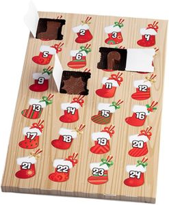 Chocolate Advent Calendar- Allergy Friendly And Vegan - Free of Dairy, Nut, Peanut, Soy, Gluten