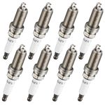 BDFHYK Iridium Spark Plugs LZFR5CI-11 Compatible with Jeep Grand Cherokee Commander Dodge Durango Charger Challenger Dakota Ram 2500 3500 1500 Classic Chrysler 300 Aspen 4.7L 5.7L V8 92145 Set of 8