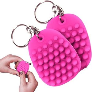 HedgeHog Health Hoglet Mini Keychain Soft, Smooth, Lightweight & Silent Fidget Toys for Stress Relief - Perfect Sensory Toy That Is Tactile, Calming, Relaxing - Ideal for Special Needs Children