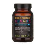 KIKI Health - Body Biotics Gummies for Children 4+, Blend of 8 Bacterial Cultures, SBO & Live Cultures, Probiotics for Kids - Made with Real Fruit, Delicious Taste - 60 Gummies