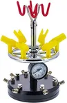 6 Station Airbrush Holder with Regulated Air Manifold That Can Hold Up to 8 Airbrushes