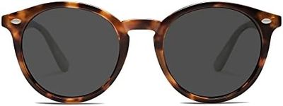 SOJOS Retro Round Polarized Sunglas